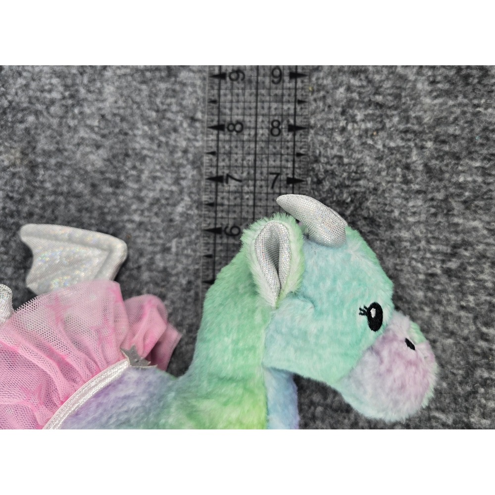 American Girl Crisella WellieWishers Dragon Plush Multicolor Tutu Wings Pastel - Picture 9 of 10